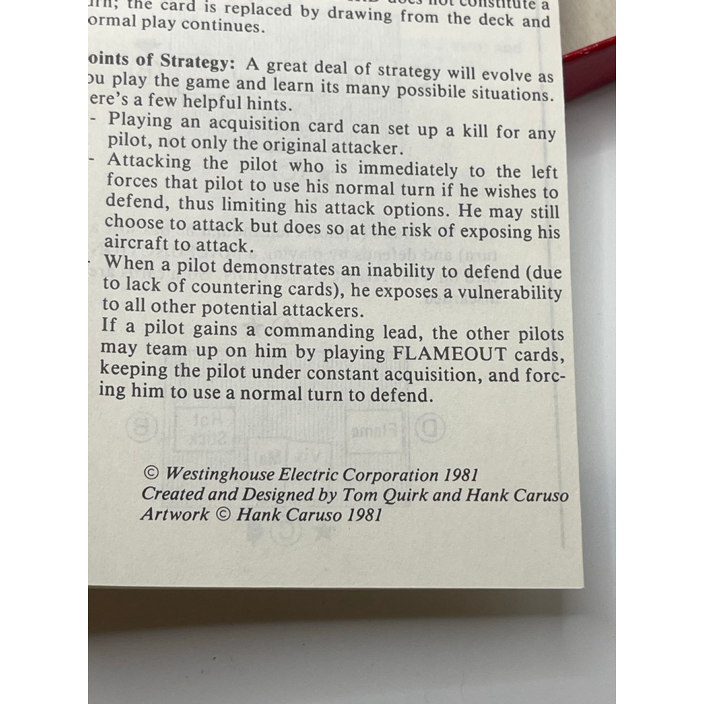 Vintage ACE Card Game Westinghouse 1981 Complete Card Deck w Box & Instructions - Picture 7 of 7
